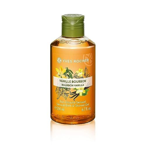 Yves Rocher Les Plaisirs Nature Sensual Bath & Shower Gel Bourbon Vanilla - 200 ml / 6.7 fl oz - görsel 2