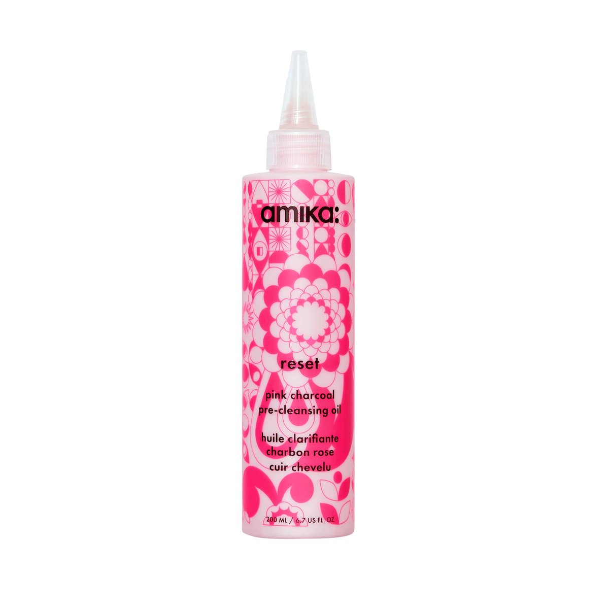 Amika Reset Pink Charcoal Scalp Cleansing Oil - 6.7 oz Avelisse