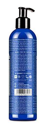 Dr. Bronner's Organic Peppermint Hand and Body Lotion - 236ml (8 fl oz) - Fair Trade & Vegan Avelisse