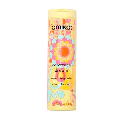 Amika Velveteen Dream Smoothing Balm - Frizz Control Styling Cream with Heat Protection & UV Filters, 6.7 oz Avelisse