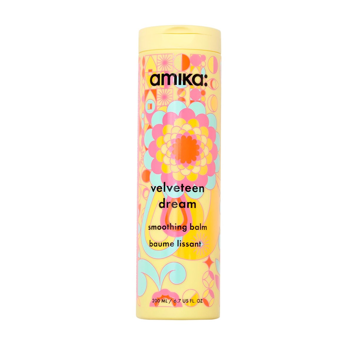 Amika Velveteen Dream Smoothing Balm - Frizz Control Styling Cream with Heat Protection & UV Filters, 6.7 oz Avelisse