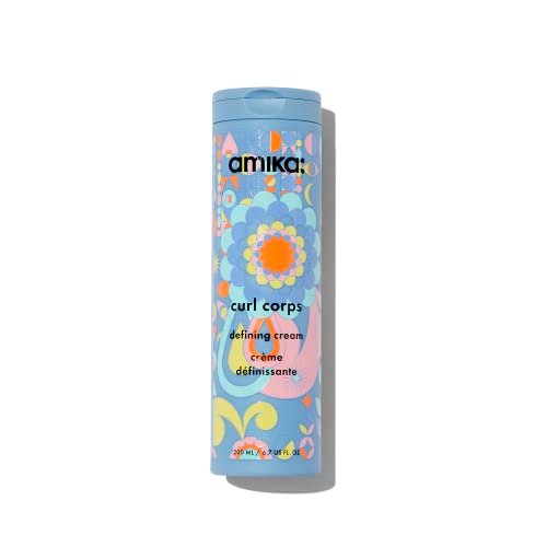 Amika Curl Corps Defining Cream – 200ml | Hydrating Styling Cream for Defined Curls & Waves Avelisse