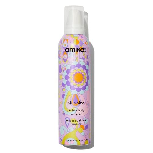 Amika Plus Size Perfect Body Hair Mousse - 8.5 oz for Voluminous, Bouncy Hair - görsel 2