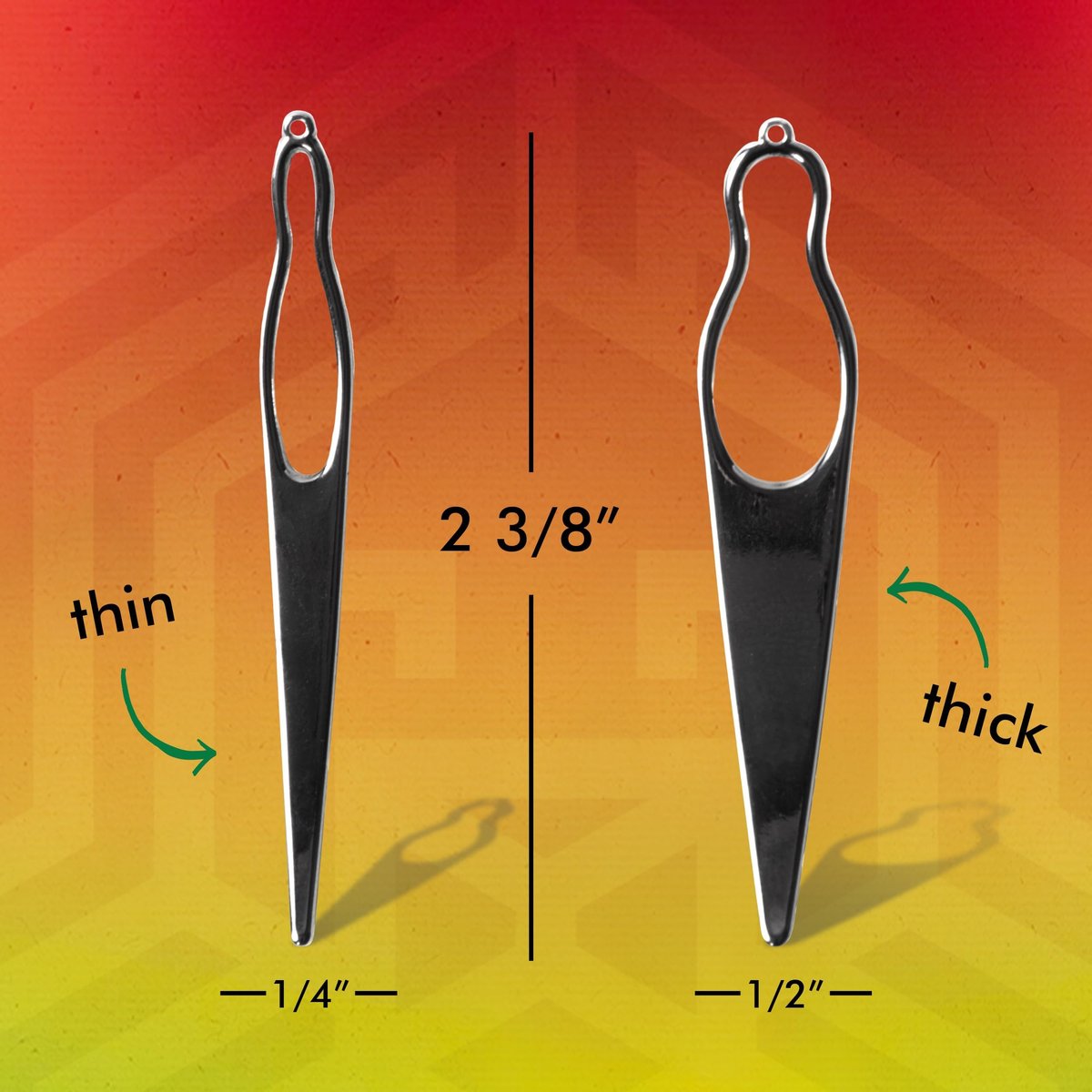 Lion Locs Interlocking Tools for Locs – Sisterlock & Dreadlocks Starter Kit with 2 Locking Needles (Large + Small Pin), Chrome - görsel 11