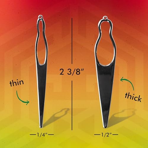 Lion Locs Interlocking Tools for Locs – Sisterlock & Dreadlocks Starter Kit with 2 Locking Needles (Large + Small Pin), Chrome - görsel 12