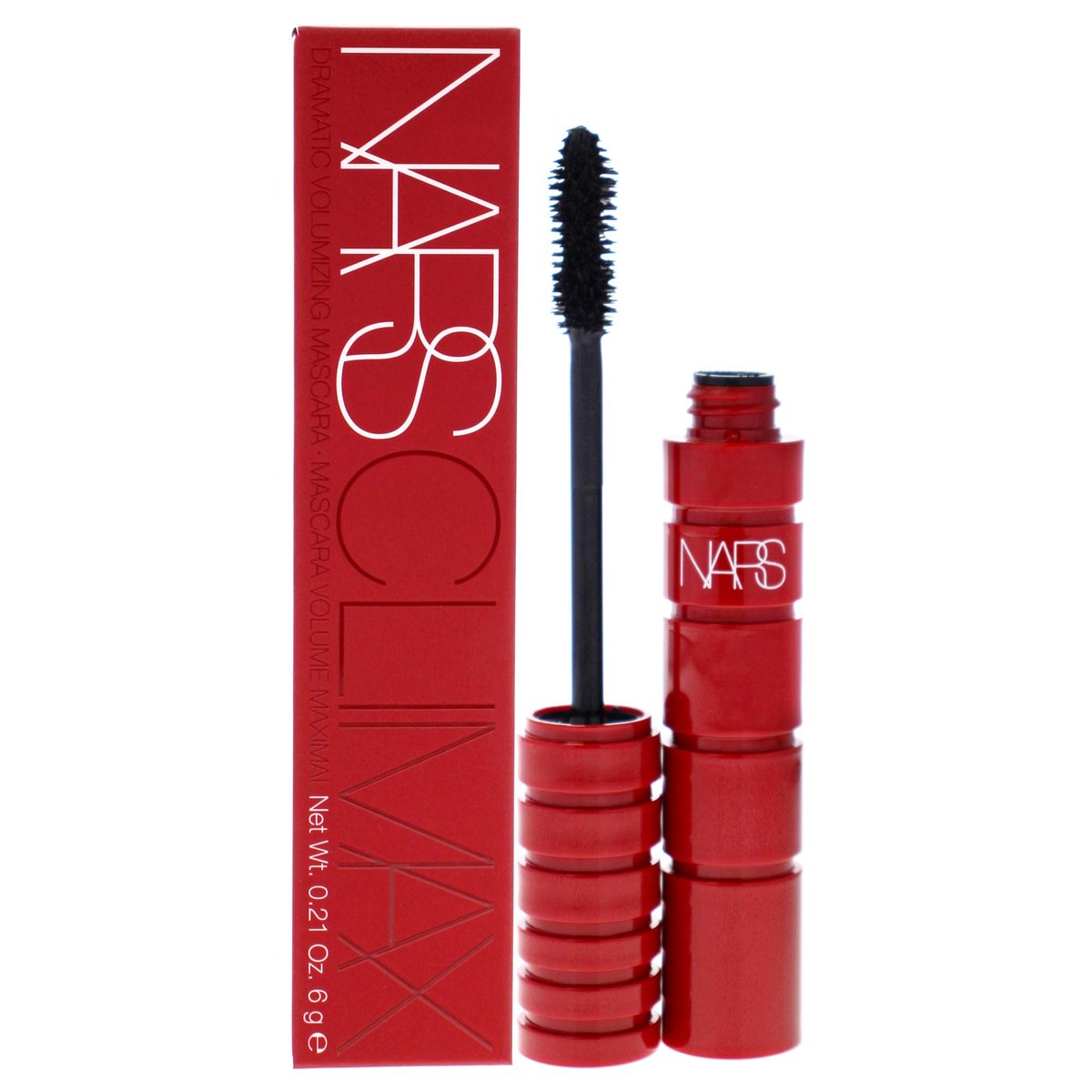 NARS Climax Mascara - Explicit Black - Volumizing & Lengthening Mascara for Women, 0.21 oz Avelisse