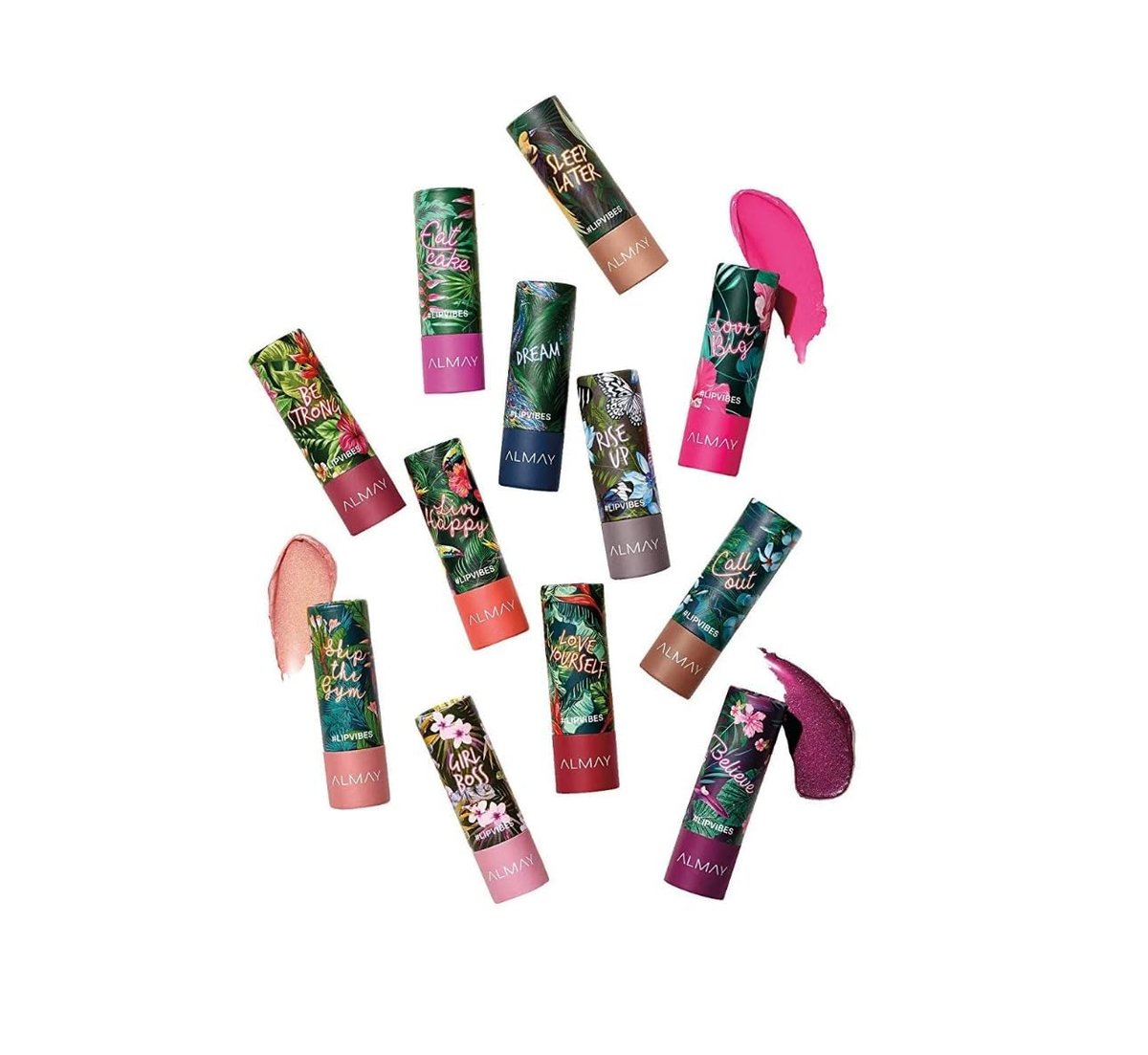 Almay Lip Vibes Lipstick - Love Yourself - Matte Cream Finish with Vitamin E & Shea Butter - Hypoallergenic - 0.14 oz - görsel 13