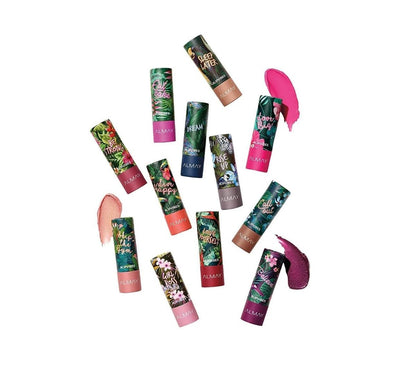 Almay Lip Vibes Lipstick - Love Yourself - Matte Cream Finish with Vitamin E & Shea Butter - Hypoallergenic - 0.14 oz