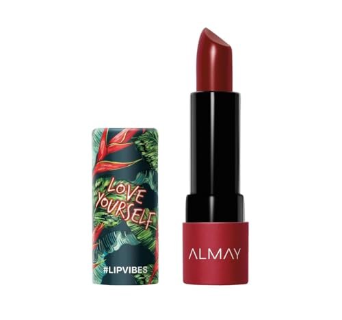 Almay Lip Vibes Lipstick - Love Yourself - Matte Cream Finish with Vitamin E & Shea Butter - Hypoallergenic - 0.14 oz - görsel 2