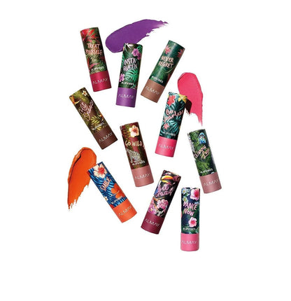 Almay Lip Vibes Lipstick - Love Yourself - Matte Cream Finish with Vitamin E & Shea Butter - Hypoallergenic - 0.14 oz