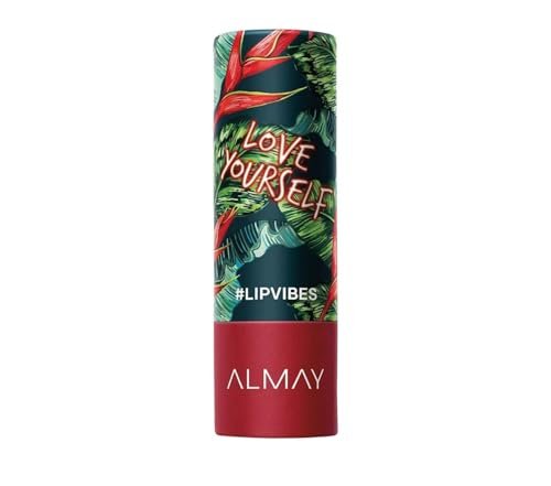 Almay Lip Vibes Lipstick - Love Yourself - Matte Cream Finish with Vitamin E & Shea Butter - Hypoallergenic - 0.14 oz - görsel 4
