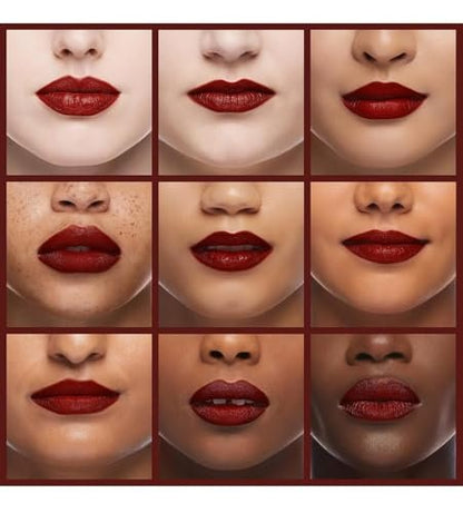Almay Lip Vibes Lipstick - Love Yourself - Matte Cream Finish with Vitamin E & Shea Butter - Hypoallergenic - 0.14 oz