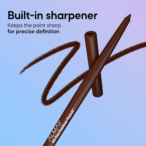 Almay All-Day Eyeliner Pencil - Black Amethyst - Hypoallergenic, Cruelty-Free, Long Wearing & Water Resistant - görsel 5