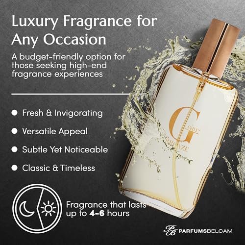 PB ParfumsBelcam G eàu Bronze Eau de Toilette Spray for Men – 3.4 Fl Oz Aquatic Woody Cologne with Citrus, Lavender & Patchouli Avelisse