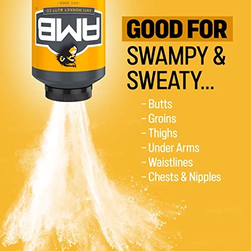 Anti Monkey Butt Body Powder for Women & Men - Talc-Free Hypoallergenic Anti-Chafing Powder - Absorbs Sweat & Fights Friction with Calamine - 8 oz (Pack of 2) - görsel 8