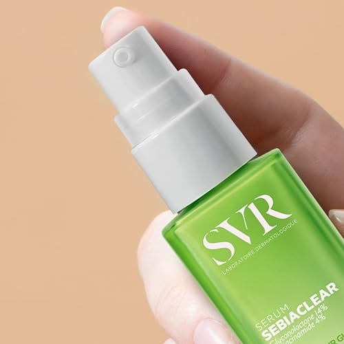 SVR Sebiaclear Face Serum - Retinol Alternative with Niacinamide & Hyaluronic Acid for Sensitive Oily Skin, Reduce Fine Lines & Breakouts, 1 fl.oz Avelisse