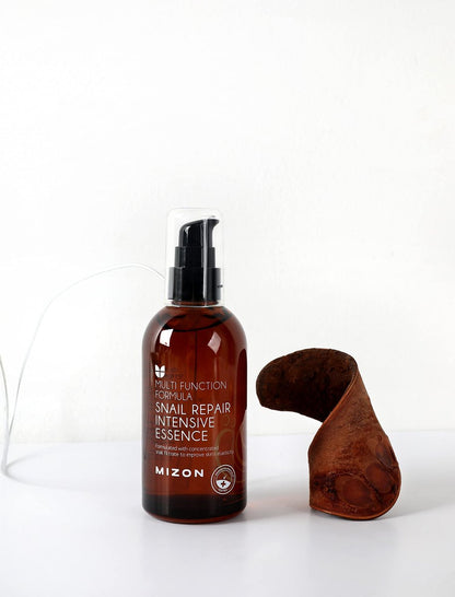 MIZON Snail Repair Intensive Essence – Snail Mucin Serum with Adenosine, Hyaluronic Acid & Centella Asiatica for Smooth, Youthful Skin (3.38 fl oz) Avelisse