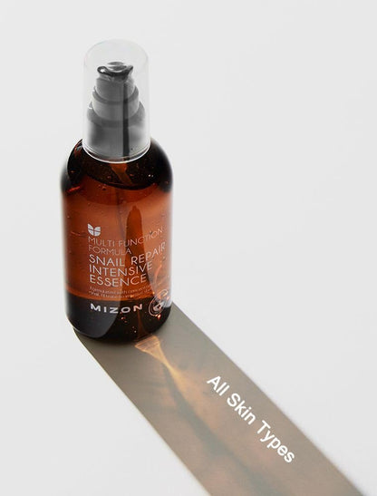 MIZON Snail Repair Intensive Essence – Snail Mucin Serum with Adenosine, Hyaluronic Acid & Centella Asiatica for Smooth, Youthful Skin (3.38 fl oz) Avelisse