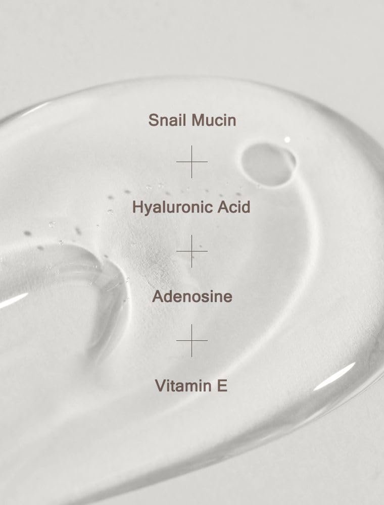 MIZON Snail Repair Intensive Essence – Snail Mucin Serum with Adenosine, Hyaluronic Acid & Centella Asiatica for Smooth, Youthful Skin (3.38 fl oz) Avelisse