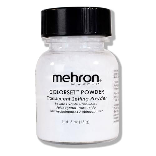 Mehron Makeup Colorset Powder – Translucent Setting Powder for Special Effects, Halloween & Film (0.5 oz / 14 g) - görsel 1