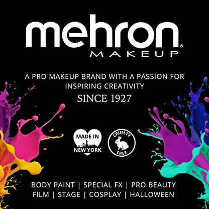 Mehron Makeup Colorset Powder – Translucent Setting Powder for Special Effects, Halloween & Film (0.5 oz / 14 g)