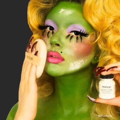 Mehron Makeup Colorset Powder – Translucent Setting Powder for Special Effects, Halloween & Film (0.5 oz / 14 g)