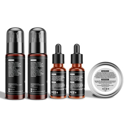 Ultimate Beard Kit for Men – 11 Piece Grooming & Care Set with Sandalwood Beard Oil, Balm, Wash, Conditioner, Brush, Comb & Scissors – Perfect Gift for Dad, Husband, Him Avelisse