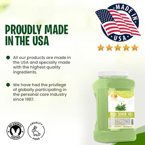 SPA REDI Exfoliating Body & Foot Scrub | Dual-Action Exfoliating & Hydrating Treatment – 128 oz Avelisse