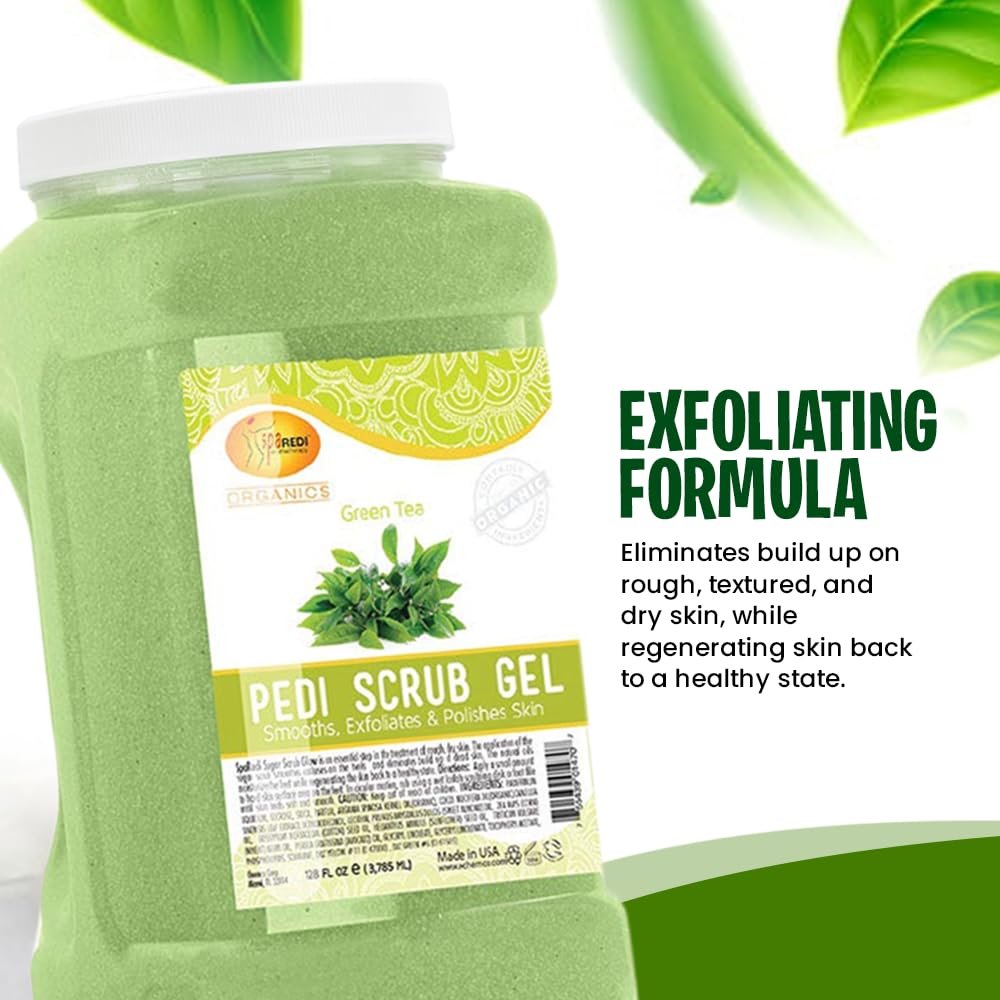 SPA REDI Exfoliating Body & Foot Scrub | Dual-Action Exfoliating & Hydrating Treatment – 128 oz Avelisse