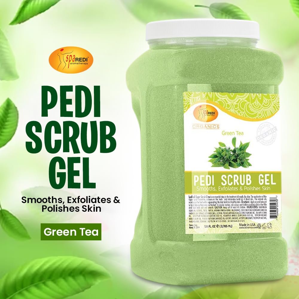 SPA REDI Exfoliating Body & Foot Scrub | Dual-Action Exfoliating & Hydrating Treatment – 128 oz Avelisse
