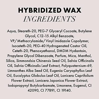 Hanz de Fuko Hybridized Wax – Medium Hold, Satin Shine Men's Hair Styling Wax (2 oz) Avelisse