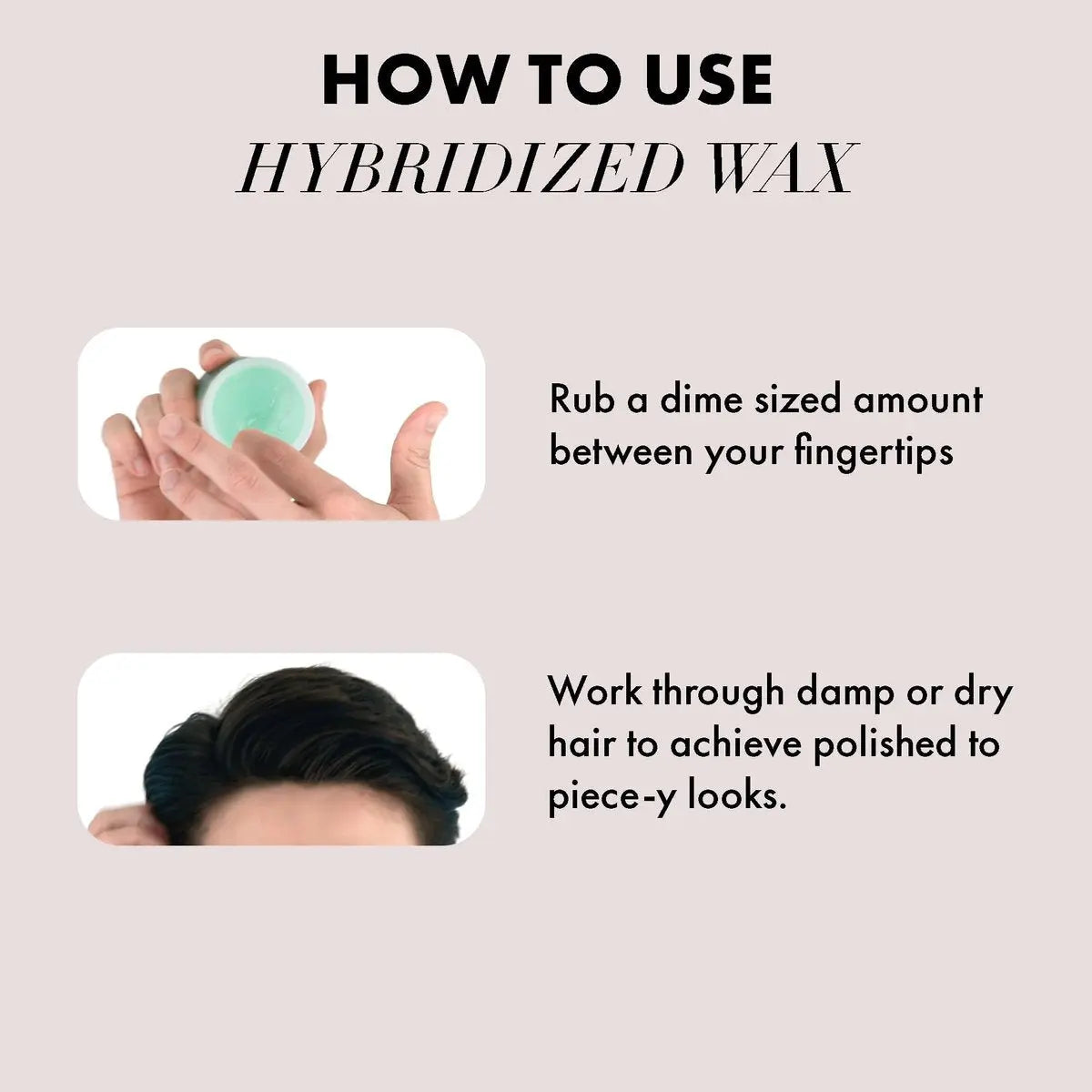 Hanz de Fuko Hybridized Wax – Medium Hold, Satin Shine Men's Hair Styling Wax (2 oz) Avelisse