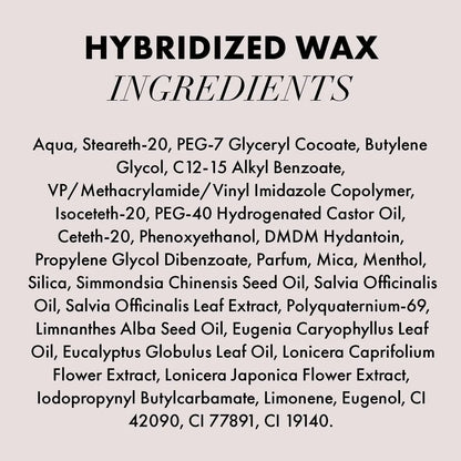 Hanz de Fuko Hybridized Wax – Medium Hold, Satin Shine Men's Hair Styling Wax (2 oz) Avelisse