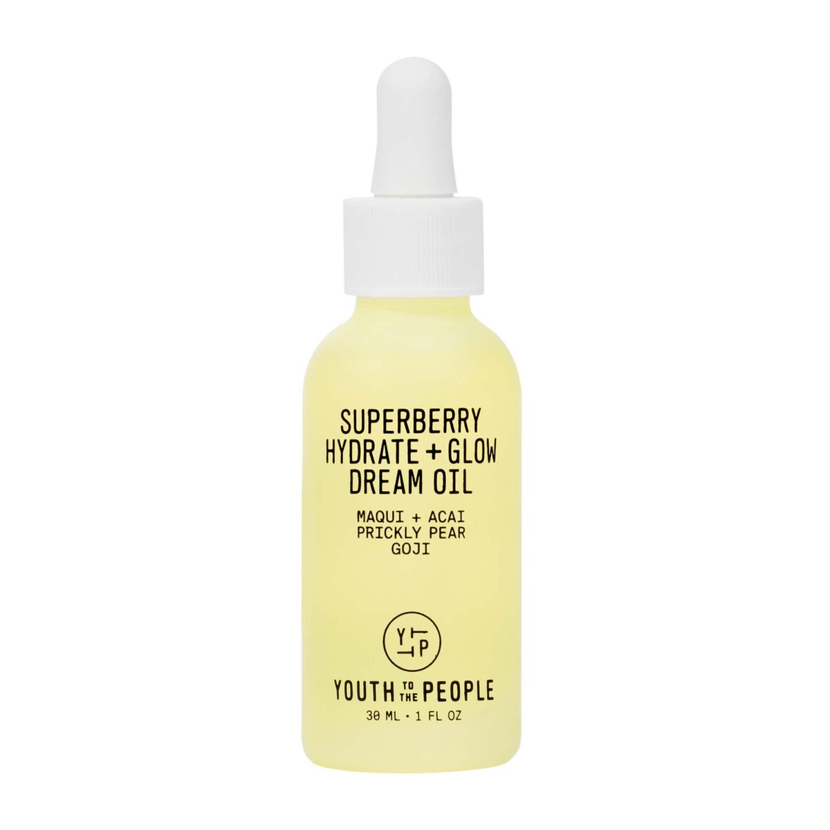 Youth To The People Superberry Hydrate + Glow Dream Face Oil - Revives Dull & Dry Skin, Boosts Radiance, Hydrating, Ultra-Lightweight, Vitamin C, Squalane, Omega Oils, Vegan - 1 fl oz Avelisse