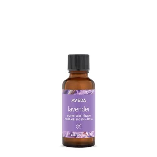 Aveda Lavender Essential Oil + Base – Calming Aroma for Body & Bath, 1 Fl Oz Avelisse