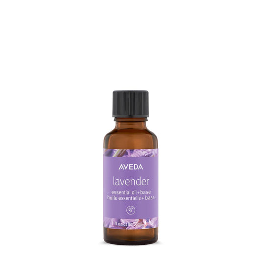 Aveda Lavender Essential Oil + Base – Calming Aroma for Body & Bath, 1 Fl Oz Avelisse