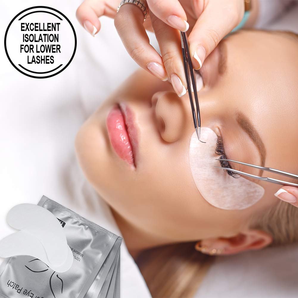 Ocim 100 Pairs Hydrogel Gel Under Eye Pads for Lash Extensions & Eyelash Tinting - görsel 11