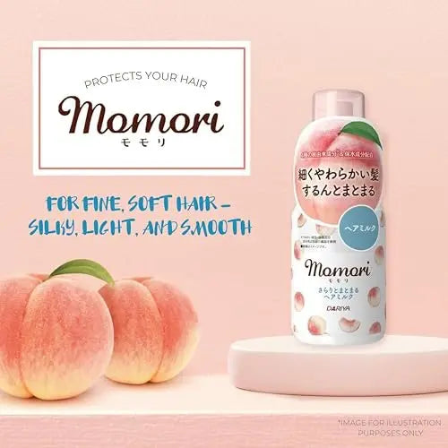 Momori Hair Milk Leave-In Treatment – Softening Hydration for Fine, Thin, and Tangle-Prone Hair (3.4 fl oz) Avelisse