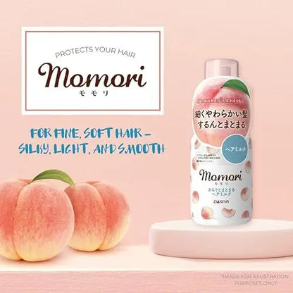 Momori Hair Milk Leave-In Treatment – Softening Hydration for Fine, Thin, and Tangle-Prone Hair (3.4 fl oz) Avelisse