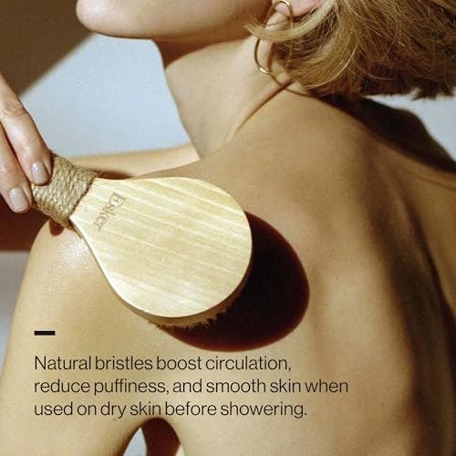 Esker Dry Brush - Natural Wood Full Body Exfoliating Brush for Circulation & Energy Flow Avelisse