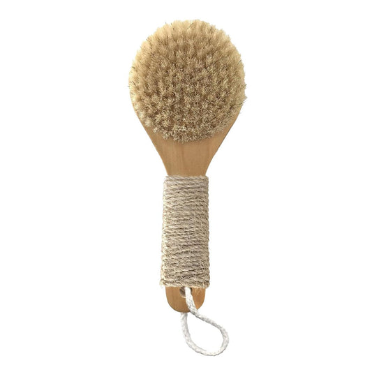 Esker Dry Brush - Natural Wood Full Body Exfoliating Brush for Circulation & Energy Flow Avelisse