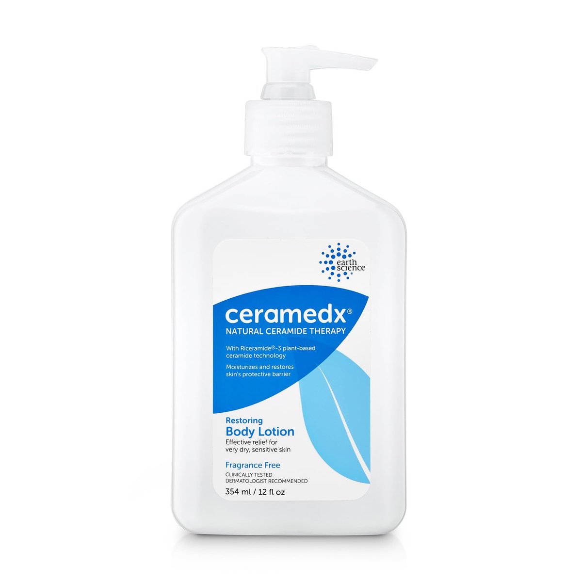 Ceramedx Restoring Body Lotion – Natural Ceramide Moisturizer for Dry, Sensitive Skin | Vegan, Cruelty-Free & Fragrance-Free | 12 fl oz Avelisse