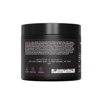 Arcadian Grooming Matte Paste Hair Clay for Men – Vegan, Strong Hold, Natural Matte Finish (4 oz) Avelisse