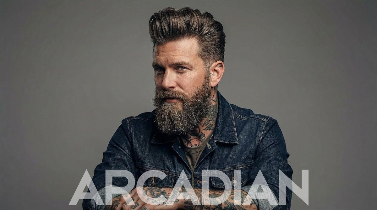 Arcadian Grooming Matte Paste Hair Clay for Men – Vegan, Strong Hold, Natural Matte Finish (4 oz) Avelisse