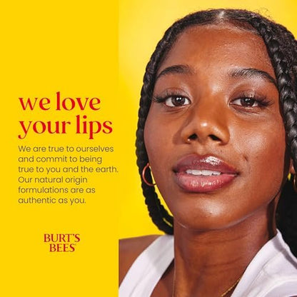 Burt's Bees 100% Natural Moisturizing Lip Balm, Vanilla Bean - 4 Tubes