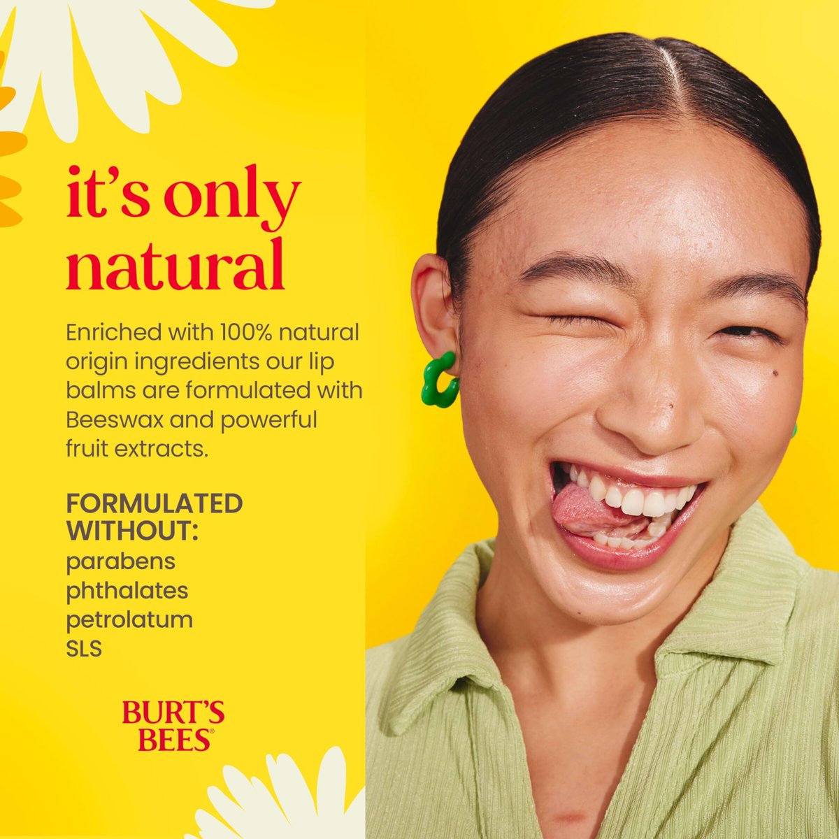 Burt's Bees 100% Natural Moisturizing Lip Balm, Vanilla Bean - 4 Tubes - görsel 9