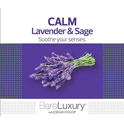 Morgan Taylor BareLuxury Calm Lavender & Sage Pump Lotion, 32 oz – Relaxing, Nourishing Body Moisturizer