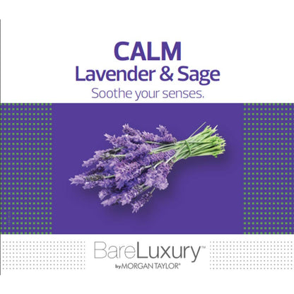 Morgan Taylor BareLuxury Calm Lavender & Sage Pump Lotion, 32 oz – Relaxing, Nourishing Body Moisturizer