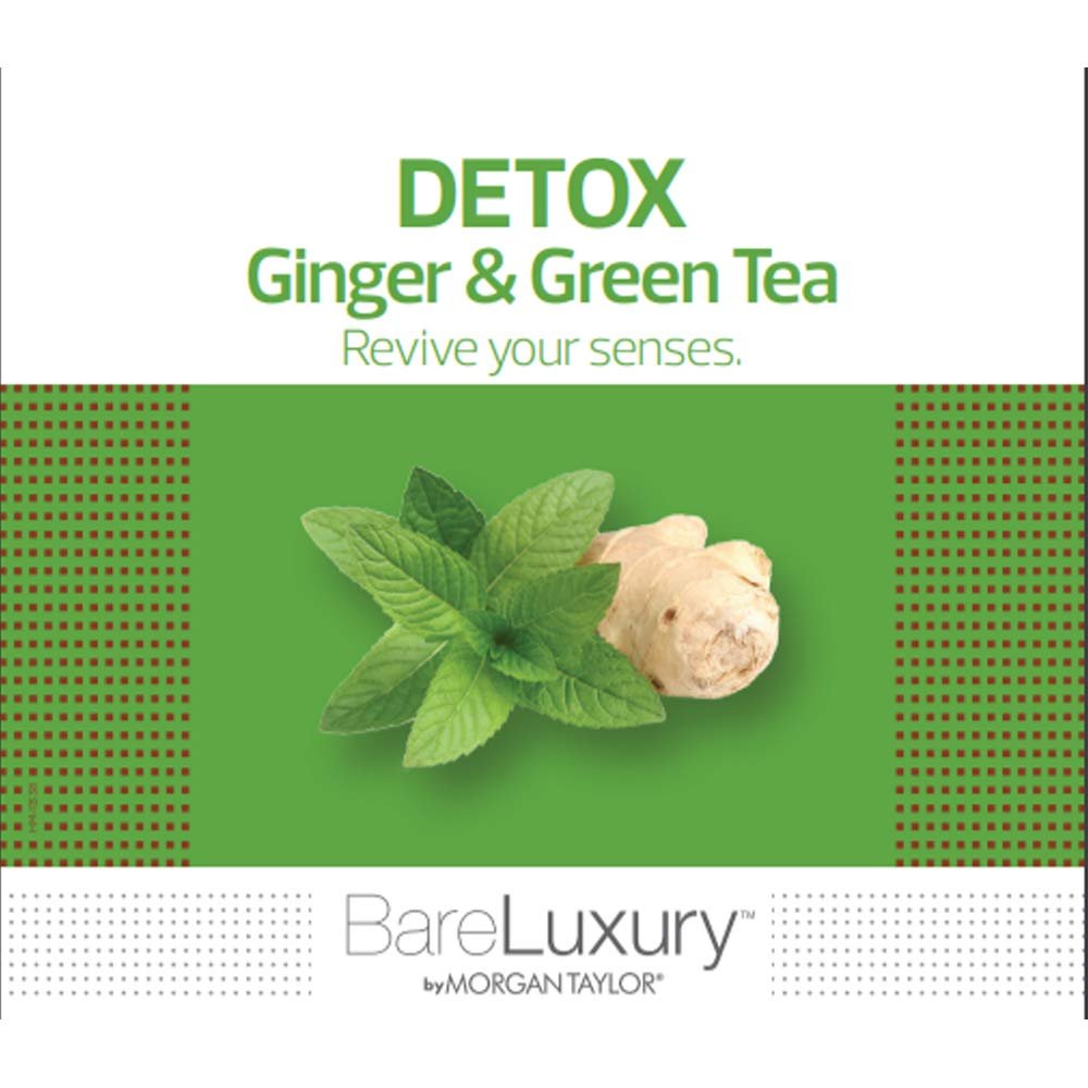 Morgan Taylor BareLuxury Detox Ginger & Green Tea Pump Lotion, 32 oz – Revitalizing & Purifying Lotion with Ginger & Green Tea Extracts for Clean, Nourished Skin - görsel 3