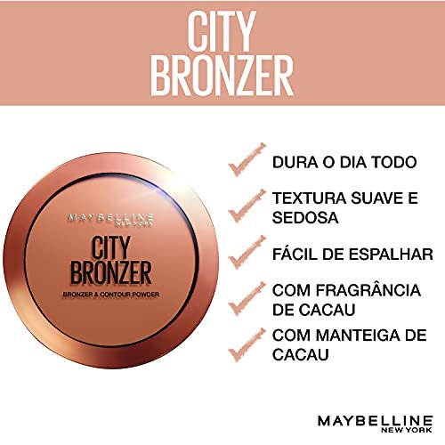 Maybelline New York City Bronzer Powder Makeup, Bronzer and Contour Powder, 300, 0.32 oz. - görsel 12